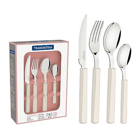 FAQUEIRO INOX 24PC CELEBRARE BRA