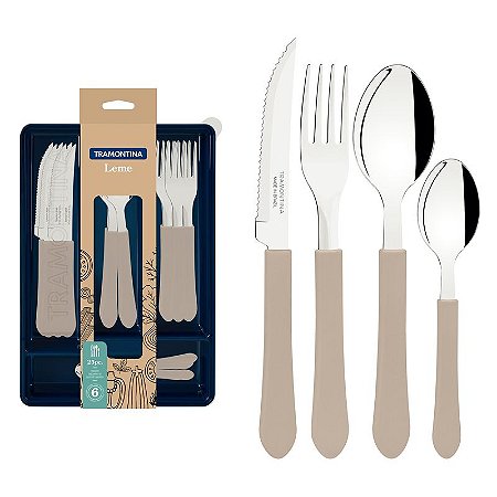 FAQUEIRO INOX 25PC LEME CIN