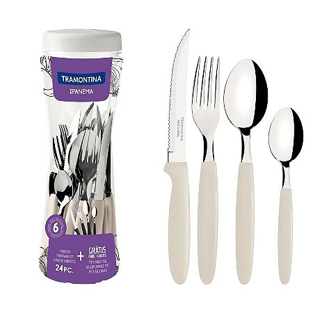 FAQUEIRO INOX 24PC IPANEMA CIN