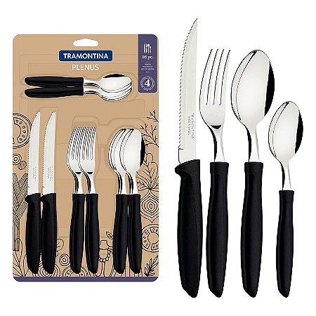 FAQUEIRO INOX 16PC PLENUS PRE