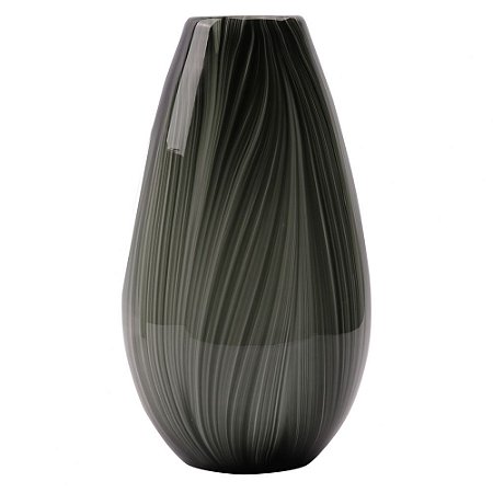 VASO DE VIDRO PRETO