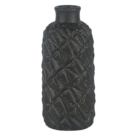 VASO DE CERAMICA PRETO