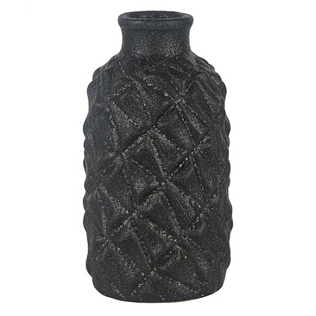 VASO DE CERAMICA PRETO