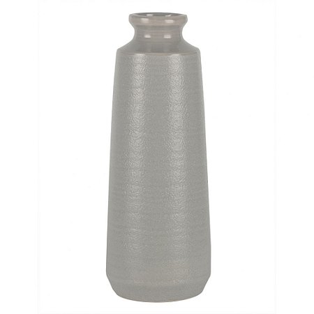 VASO DE CERAMICA CINZA CLARO