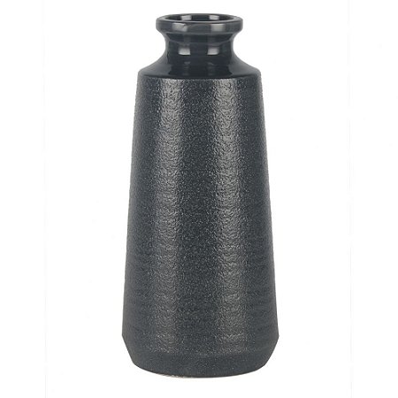 VASO DE CERAMICA CINZA