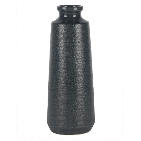 VASO DE CERAMICA CINZA