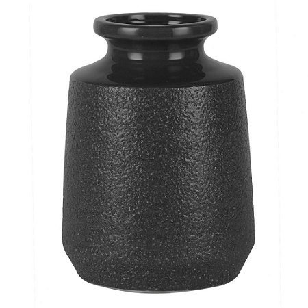 VASO DE CERAMICA PRETO