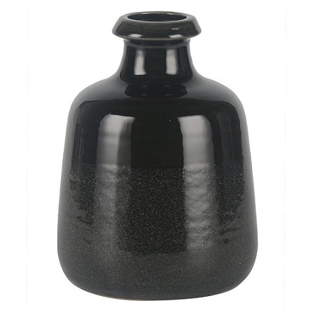 VASO DE CERAMICA PRETO