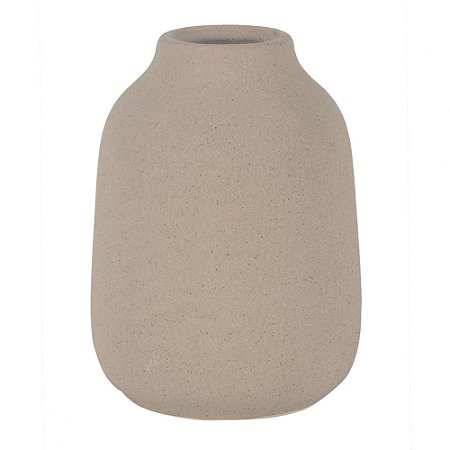 VASO DE CERAMICA BEGE