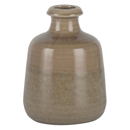 VASO DE CERAMICA BEGE