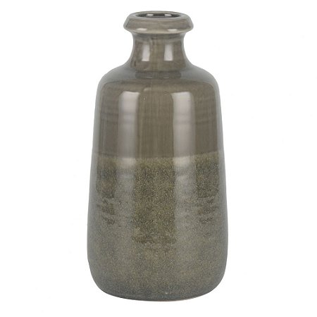 VASO DE CERAMICA CINZA