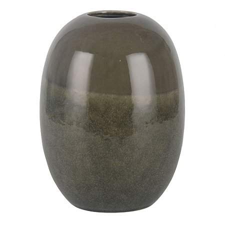 VASO DE CERAMICA CINZA