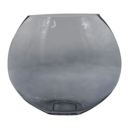 VASO DE VIDRO TRANSPARENTE FUME