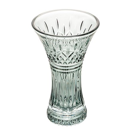 VASO CRISTAL LYS VERDE 15x10x24cm