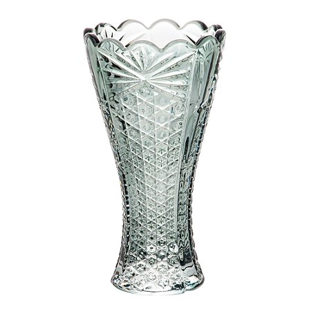 VASO CRISTAL PRINCESS VERDE 8x14cm