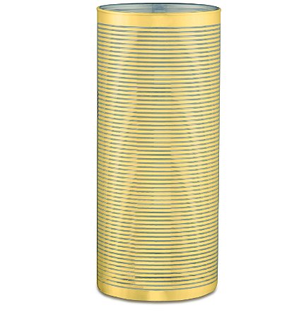 VASO DOURADO EM VIDRO