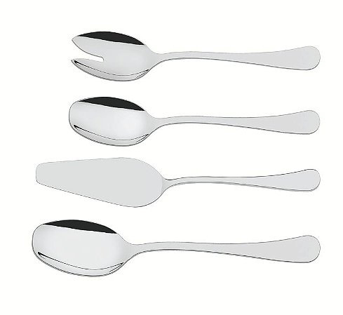 JG.UTENSILIOS ACO INOX 4PCS ZURIQUE