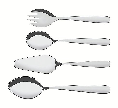 JG. UTENSILIOS ACO INOX 4PCS AMAZO.