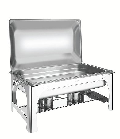 RECHAUD RETANGULAR ACO INOX 1 CUBA