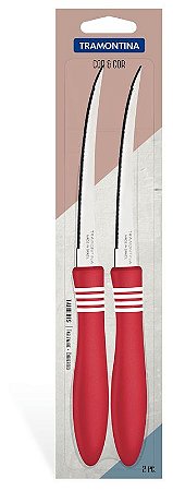 CONJ FACA TOMAT INOX 2PC COR&CO VER