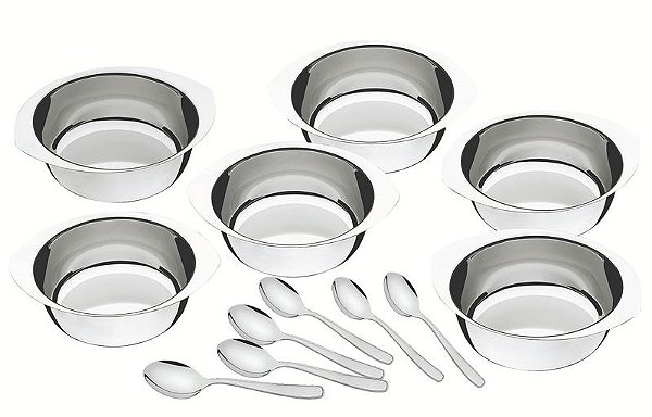JG.ACO INOX P/SOBREMESA 12 PCS
