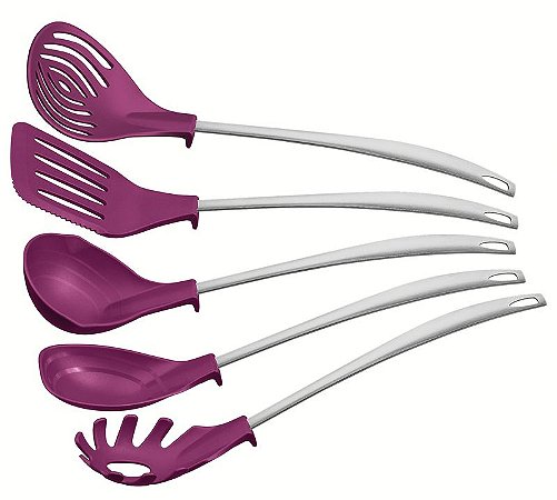 JOGO UTENSILIOS NYLON 5PC MOVIN LIL