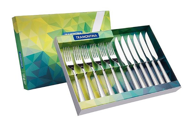 JG.ACO INOX P/CHURRASCO 12PCS