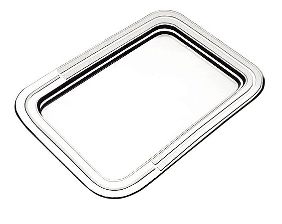 BANDEJA RETANGULAR ACO INOX CICLO