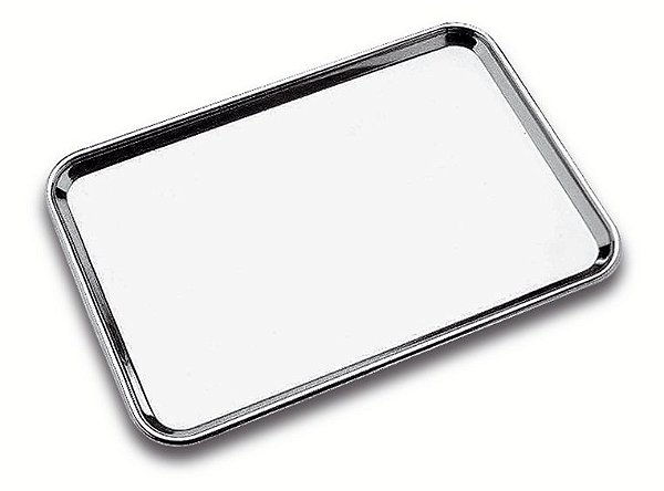 BANDEJA RETANGULAR ACO INOX SERVICE