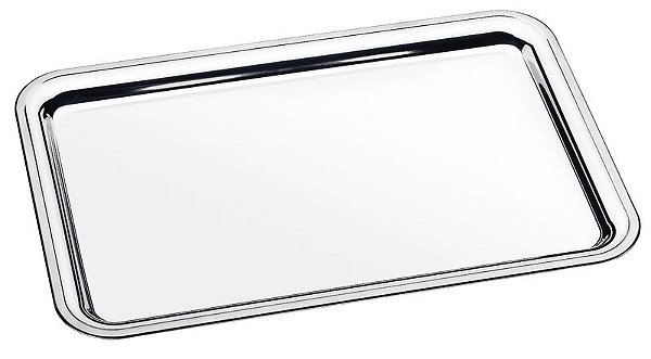 BANDEJA RETANGULAR ACO INOX BUENA