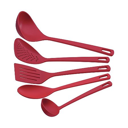 JOGO UTENSILIOS NYLON 5PC EASY VER