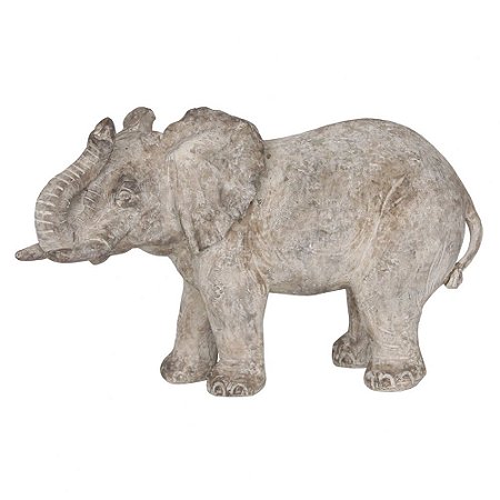 ELEFANTE DE RESINA  32CM X 16CM X 20CM