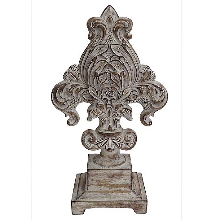 PECA DECORATIVA DE RESINA  22CM X 11CM X 40CM