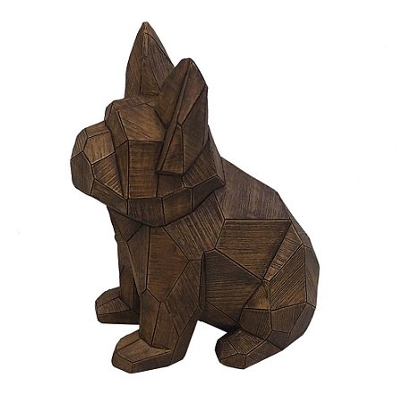 CACHORRO DECORATIVO DE RESINA