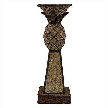 CASTICAL DE RESINA - ABACAXI 9,5CM X 9,5CM X 27CM