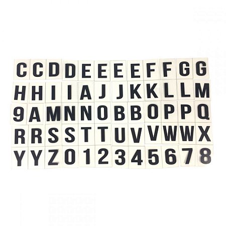 LETRAS PARA LUMINARIA DE MESA LED (LETRAS PARA LUMINARIA NW0