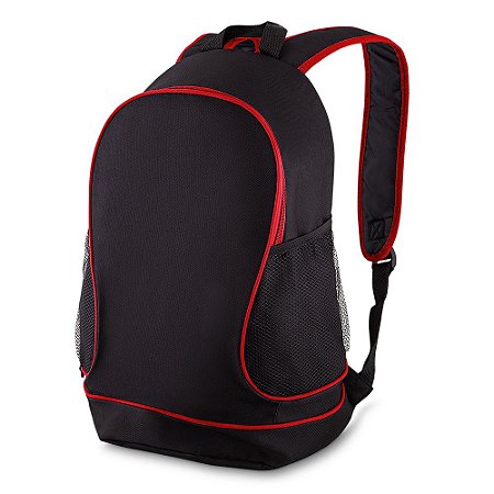 MOCHILA ESPORTIVA DETALHE VERMELHO MC218