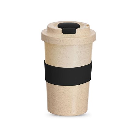 COPO FIBRA DE BAMBU 450ML PRETO CO020