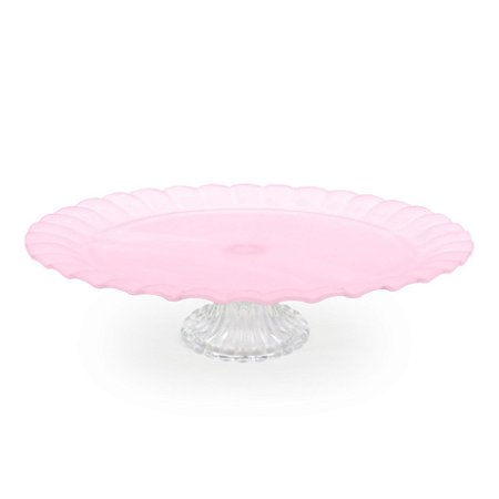 BOLEIRA DE VIDRO G ROSA