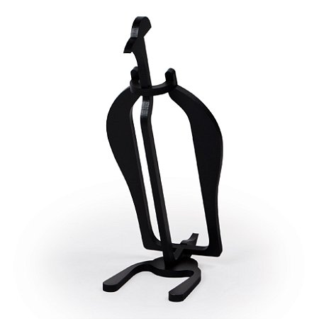 ORNAMENTO DE MADEIRA PARA VINHO - PINGUIM PRETO
