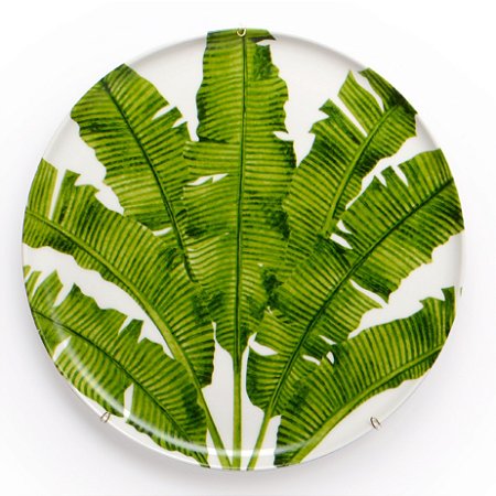 PRATO DE PORCELANA 23 CM - 7 FOLHAS