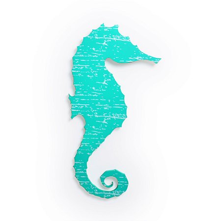 ORNAMENTO DE MADEIRA - CAVALO MARINHO