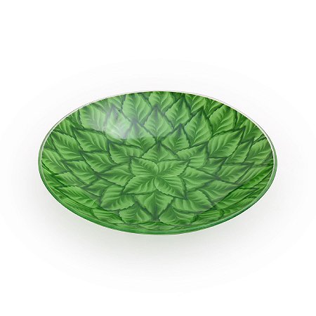 BOWL DECORATIVO  28 CM - FOLHAGEM