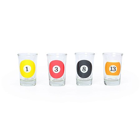 CONJ.04 SHOTS - BILHAR