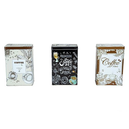 LATA DECORATIVO COM DISPENSER 12X8X10