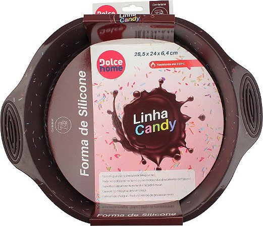FORMA DE BOLO REDONDA SILICONE CANDY