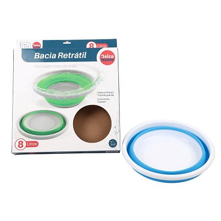 BACIA RETRATIL 8 LITROS