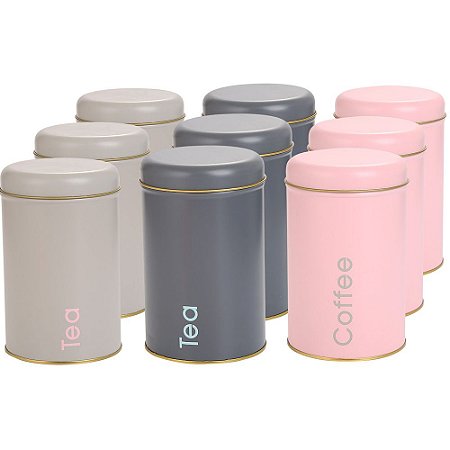 KIT 3 LATAS DE FERRO BUB ESMALTADO