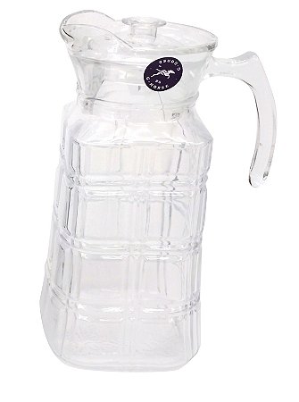 JARRA PARIS DE VIDRO 1.5LTRS COM TAMPA PLASTICA