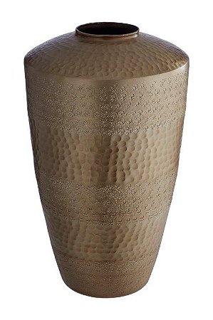 VASO MARTELADO BRONZE 21X21X33CM